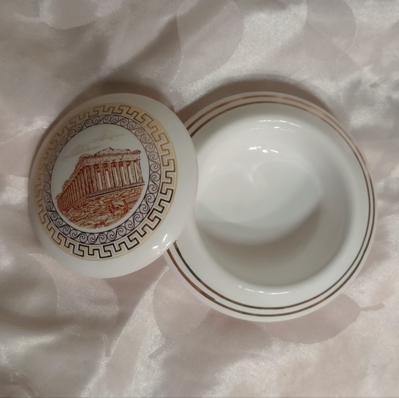Handmade Other - Handmade 24k gold detail ceramic trinket box